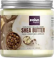 Paiya Organics® 200gm Raw Unrefined Organic Shea Butter For Skin Face Hair & Stretch Marks