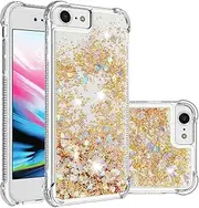 Case for iPhone 6/7/8, Lovely Elegant Bling Quicksand Sparkle Shiny Glitters Premium Fashion Shockproof Cover Case for iPhone 6/7/8-Color#1