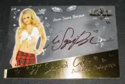 2018 Benchwarmer ANNA SOPHIA BERGLUND Hot For Teacher #8 Gold Foil Auto PLAYBOY