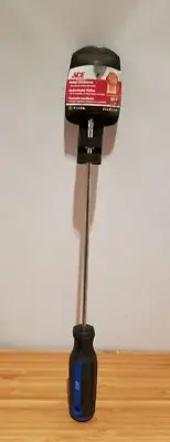 1 NOS Ace Hardware 8" Chrome Vanadium Shaft Magnetic tip Phillips Screwdriver