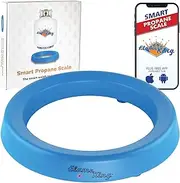 [Flame King] Smart Wireless Propane Tank Scale - Bluetooth Gas Gauge with App Connectivity for BBQ and Grills Monitors Multiple Propane Cylinders - 20/30/40 lb Tanks