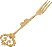 BEBEMOKO 1pc Fruit Fork Cutlery for Desserts Salads and Appetizers and Easy to Clean for Home and Weddings