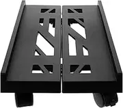 Veemoon Pc Gaming Accessories Under Desk Computer Tower Stand Rolling Laptop Stand Enhanced Airflow