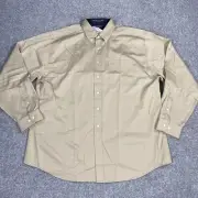Devon & Jones Mens Advantage Button Up Shirt With Teflon Long Sleeve XXL