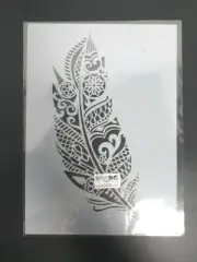 Leaf Stencil Large Design Reusable Wall Painting Boho New