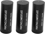 3pcs Camo Face Paint Sticks Long Lasting Concealment Makeup for Easy Wash Off Face Paint Eye Black Stick
