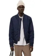 [Les Deux] Neo Bomber Jacket in Dark Navy