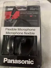 Panasonic Flexible Microphone Volume Control Mute Switch 2.5 mm Plug Folds Up