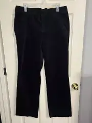 NWT Dockers Size 12 Black Stretch Corduroy Straight Leg Pants Trousers