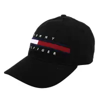 在飛比找Yahoo奇摩購物中心優惠-TOMMY HILFIGER- 經典紅白槓字母繡線LOGO 