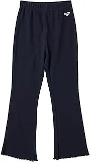 [Roxy] Sweatpants, Honeycomb Material, Girls' Wide Pants