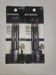 CoverGirl Easy Breezy Brow Fill + Define Eye Pencils 500 Black 505 Rich Brown