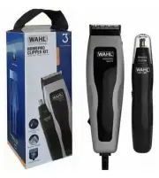 Wahl Homepro Mens Corded Hair Clipper & Trimmer Grooming Kit For Nose Ear & Hair