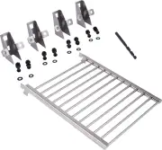 5959596W06 Highland Racks Offset Smoker Flex Bracket Kit, Regular, Silver