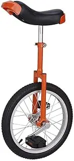 18 Inch Wheel Unicycle with Alloy Rim, Leakproof Butyl Tire Wheel Cycling Outdoor Sports Fitness Exercise, Load-Bearing 200 Lbs (Color : Red) Durable TDF