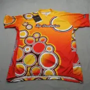 Primal Cycling Jersey Mens 3XL Orange Courage Classic Sport Cut Raglan NEW