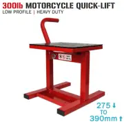 Motorcycle Quick Lift Table 300lb Dirt Bike Stand Lifter Motorbike