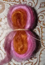 Motomo Gallery / Hand Dyed glitter, shiny nylon Top / 1 oz. / Breathing Roses