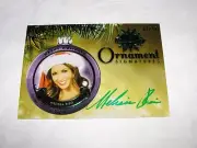 2015 Benchwarmer MELISSA RISO Holiday #73 ORNAMENT Green Auto/10 PLAYBOY Doritos