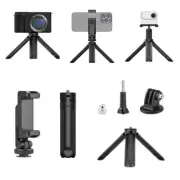 Extended Tripod with 1/4 Thread Phone Holder for DJI Insta360 Camera Accessories
