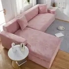 1/2/3/4-seater Leaves Jacquard Sofa Covers Slipcovers Longue Sofa Protect Cover