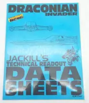 JACKILL'S Technical Readout Data Sheets Draconian Invader Still Sealed!