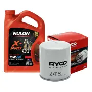Ryco Oil Filter 5L XPR15W50 Engine Oil Service Kit for Saab 9-3 2.3i 2.0T 2.0i