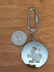 Vintage Collectible 1978 Sanrio Co. Qui Quaks Duck Locket Keyring