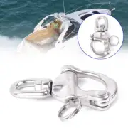 Marine Grade Swivel Bail Snap Shackle Hook with 316 Stainless Steel Material