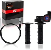 1PZ GS1-T10 Heavy Duty 7/8" 22mm Twist Throttle Grips Cable for CRF KLX TTR 110 125 150 200 250 cc Dirt Pit Bike