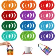 600 PCS Loom Loops Potholder,Weaving Loom Refill Loops 12 Colors of Potholder