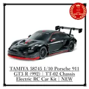 TAMIYA 58745 1/10 Porsche 911 GT3 R (992) | TT-02 Chassis Electric RC Car Kit