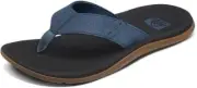 Man Reef Santa Ana Flip Flop sandal Water Friendly CJ4016 Orion Black Brand New