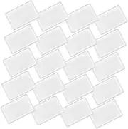 DOITOOL 20pcs Transparent Magnifying for Reading PVC Page Magnifier for Seniors Ultra Thin Magnifying Device View Reading Aid for Books and Hobbies