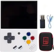 Miyoo Mini Plus Retro Game Console,Portable Handheld Video Game Console ，3.5 inch IPS Screen with 64GB Card 7000+ Games, Linux System Support WiFi Battle (White, 64G)