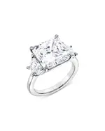 Bloomingdale's Fine Collection Certified Lab Grown Square Radiant Diamond Engagement Ring in 18K White Gold, 8.45 tcw