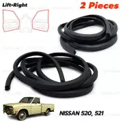 Front Lh+Rh Door Rubber Seal Weatherstrip For Nissan 520 521 Pick UP 1966 1972