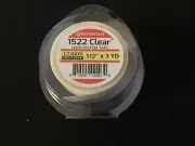 Walker 3M Clear 1522 Tape 1/2" X 3 YD Roll-Double Side adhesive-Poly Wig System.