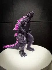 Fully Articulated Godzilla Figure Powered Shiny Pink 11 Inches! Posable Moving