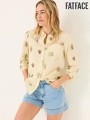 FatFace Olivia Ivory Plants Shirt (AK9309) | $106