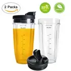 1/2pcs Accessories Cup & Lid for Nutri Ninja Spare Bullet Replacement Auto IQ
