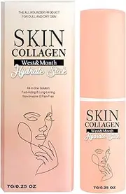 Collagen Repair Stick Tightening Balm for Fine Lines with Niacinamide Avocado Oil Hydrating Brightening Skin Firming Portable Wrinkle Balm for Face Neck