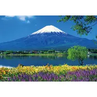 在飛比找蝦皮購物優惠-日本進口拼圖 風景 日本富士山和薰衣草 108片迷你絕版拼圖