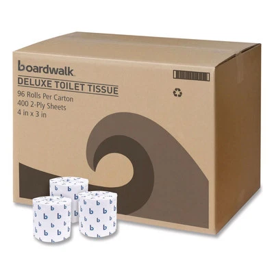 Boardwalk BWK6144 2-Ply Septic Safe Toilet Tissue - White (96/CT) New