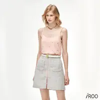 在飛比找momo購物網優惠-【iROO】繡花針織背心