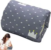 Breastfeeding Pillows Cotton Nursing Arm Pillow Skin-Friendly Feeding Pillow Mini Arm Pillow for Breastfeeding Washable Nursing Pillow Bottle Feeding and Breastfeeding Crown