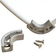 8 Piece Fits 1/4'' RO Tubing 90 Degree Bend Elbow Conduit for RO Water Line Tubing Making Right Angle Turns, Gray, ROWT-C48-G