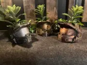 Vintage style Master Chief Flower Pot Planter Pencil Cup