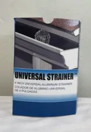 Amerimax Universal Gutter Strainer 4 In. Expanded Galvanized Gutter Guard