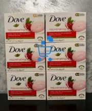 6 x 90g Dove Beauty Cream Bar Pomegranate Scent Soap Bar